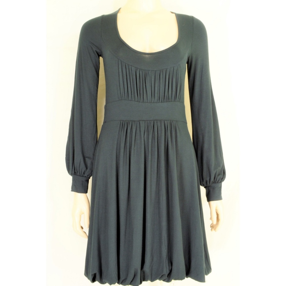 Vertigo-Paris-dress-S-NWT-black-bubble-hem-low-cu
